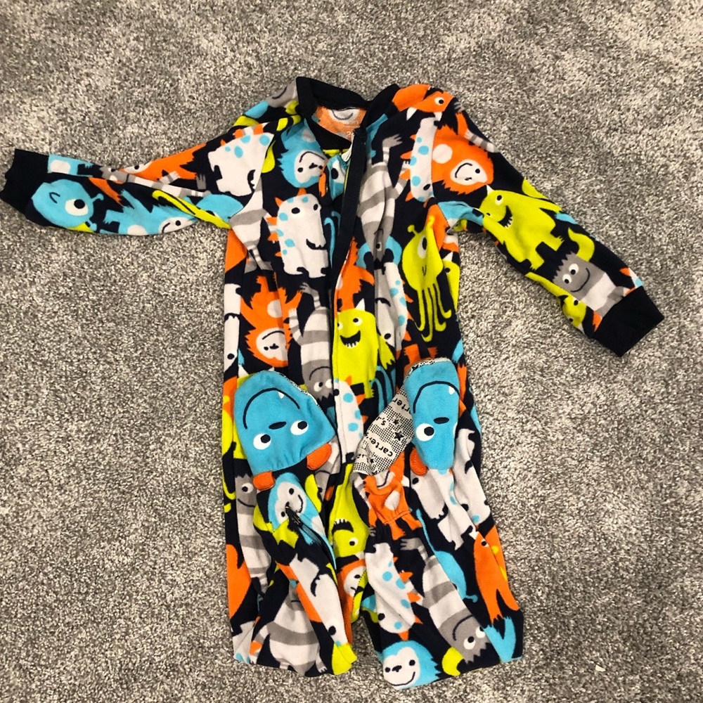 Toddler footy pajamas